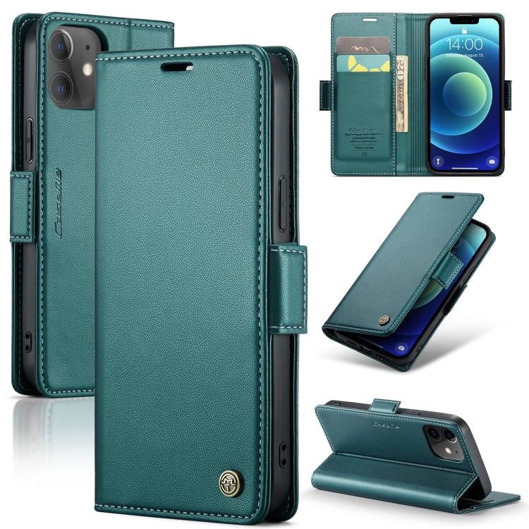 CaseMe 023 Butterfly Buckle Litchi Texture RFID Anti-theft Leather Phone Case, For iPhone 12 / 12 Pro, For iPhone 12 Pro Max, For iPhone 12 mini, For iPhone 11
