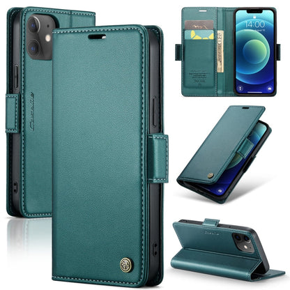 CaseMe 023 Butterfly Buckle Litchi Texture RFID Anti-theft Leather Phone Case, For iPhone 12 / 12 Pro, For iPhone 12 Pro Max, For iPhone 12 mini, For iPhone 11