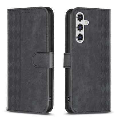 Plaid Embossed Leather Phone Case, For Samsung Galaxy A14 4G/5G, For Samsung Galaxy A22 4G, For Samsung Galaxy A23, For Samsung Galaxy A24 4G
