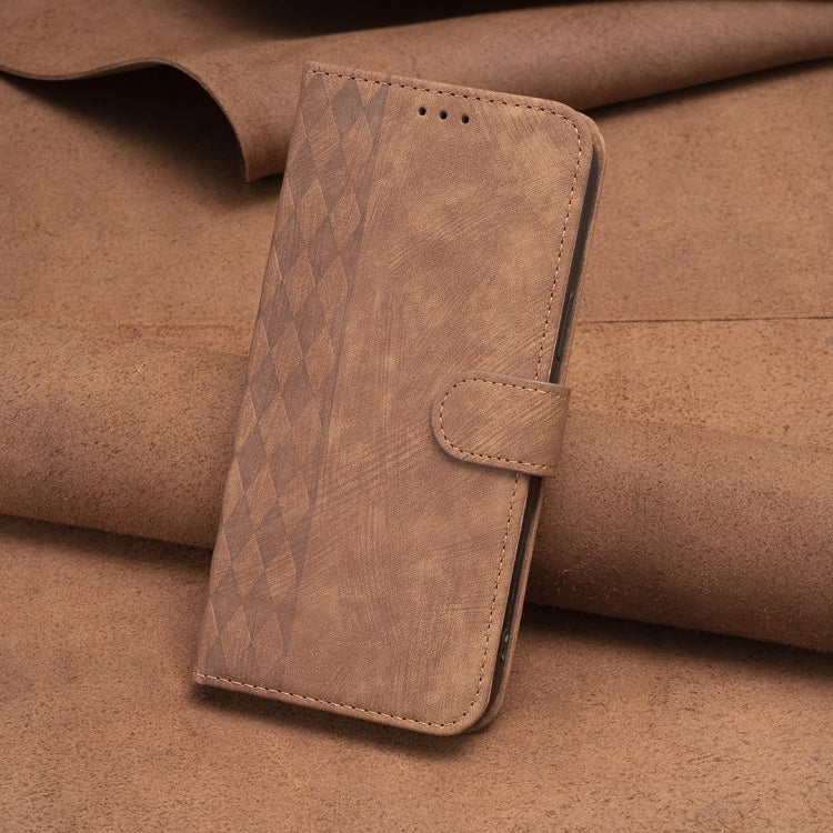 Plaid Embossed Leather Phone Case, For Google Pixel 7, For Google Pixel 7a, For Google Pixel 7 Pro, For Google Pixel 8