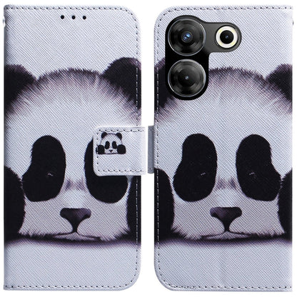 Coloured Drawing Flip Leather Phone Case, For Tecno Camon 20 Premier 5G, For Tecno Camon 20 Pro 5G