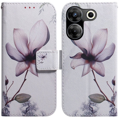 Coloured Drawing Flip Leather Phone Case, For Tecno Camon 20 Premier 5G, For Tecno Camon 20 Pro 5G