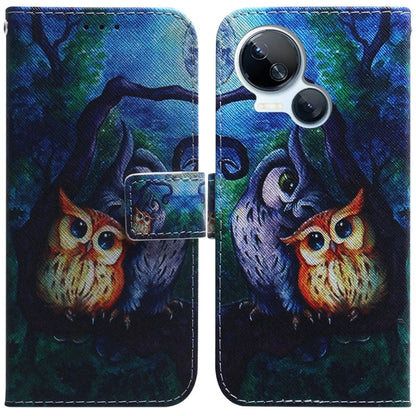 Coloured Drawing Flip Leather Phone Case, For Tecno Camon 20 Pro 4G / 20, For Tecno Spark 10 5G