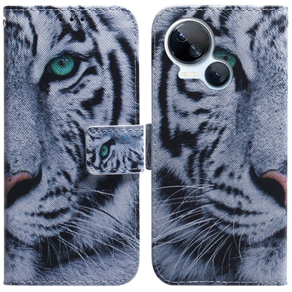 Coloured Drawing Flip Leather Phone Case, For Tecno Camon 20 Pro 4G / 20, For Tecno Spark 10 5G