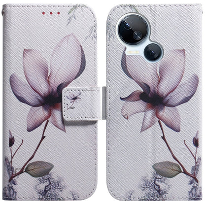 Coloured Drawing Flip Leather Phone Case, For Tecno Camon 20 Pro 4G / 20, For Tecno Spark 10 5G