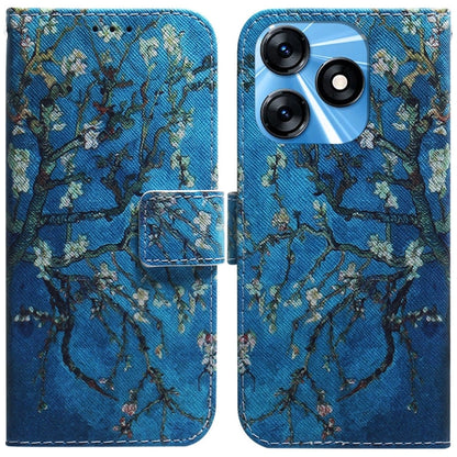 Coloured Drawing Flip Leather Phone Case, For Tecno Spark 10 / Spark 10C, For Tecno Spark 10 Pro