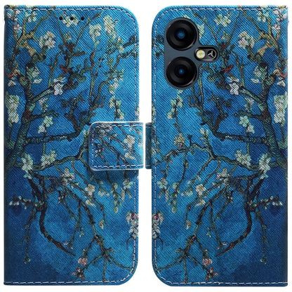 Coloured Drawing Flip Leather Phone Case, For Tecno Pova 5 Pro, For Tecno Pova Neo 3