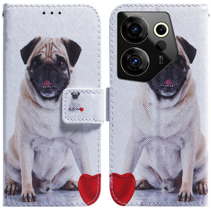 Coloured Drawing Flip Leather Phone Case, For Tecno Camon 20 Premier 5G, For Tecno Camon 20 Pro 5G