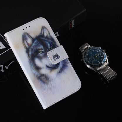 Coloured Drawing Flip Leather Phone Case, For Tecno Spark 20 Pro+ 4G, For Tecno Spark 20 Pro
