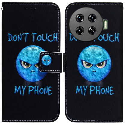 Coloured Drawing Flip Leather Phone Case, For Tecno Spark 20 Pro+ 4G, For Tecno Spark 20 Pro