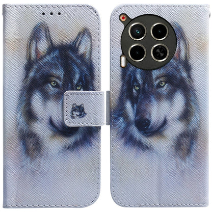 Coloured Drawing Flip Leather Phone Case, For Tecno Camon 30 Pro CL8, For Tecno Camon 30 4G / 30 5G CL6 CL7