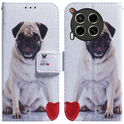 Coloured Drawing Flip Leather Phone Case, For Tecno Camon 30 Pro CL8, For Tecno Camon 30 4G / 30 5G CL6 CL7