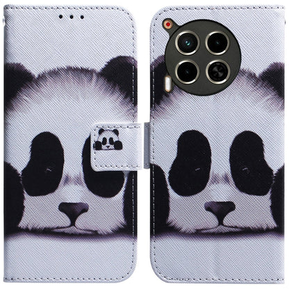 Coloured Drawing Flip Leather Phone Case, For Tecno Camon 30 Pro CL8, For Tecno Camon 30 4G / 30 5G CL6 CL7