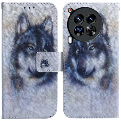 Coloured Drawing Flip Leather Phone Case, For Tecno Spark Go 1 / Pop 9 Pro, For Tecno Camon 30 Premier 5G
