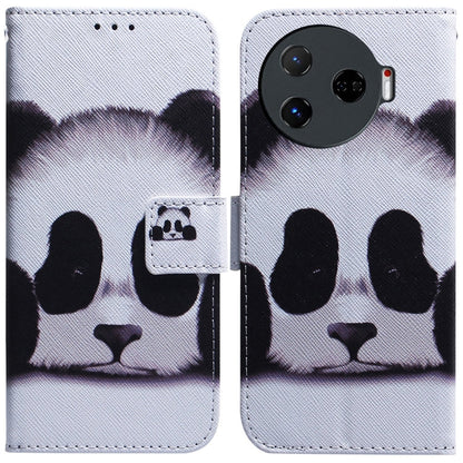 Coloured Drawing Flip Leather Phone Case, For Tecno Camon 30 Pro CL8, For Tecno Camon 30 4G / 30 5G CL6 CL7