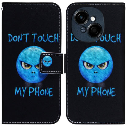 Coloured Drawing Flip Leather Phone Case, For Tecno Spark Go 1 / Pop 9 Pro, For Tecno Camon 30 Premier 5G