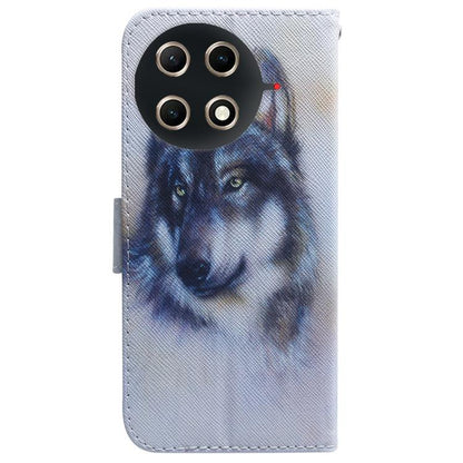 Coloured Drawing Flip Leather Phone Case, For Tecno Camon 30S / Camon 30S Pro, For Tecno Spark 30C