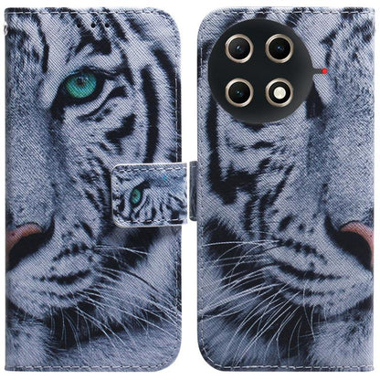 Coloured Drawing Flip Leather Phone Case, For Tecno Camon 30S / Camon 30S Pro, For Tecno Spark 30C