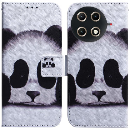 Coloured Drawing Flip Leather Phone Case, For Tecno Camon 30S / Camon 30S Pro, For Tecno Spark 30C