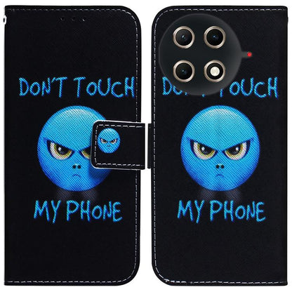 Coloured Drawing Flip Leather Phone Case, For Tecno Camon 30S / Camon 30S Pro, For Tecno Spark 30C