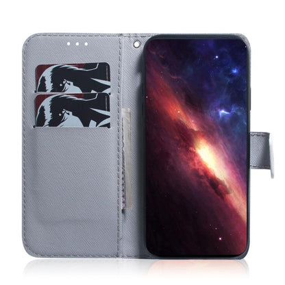 Coloured Drawing Flip Leather Phone Case, For Tecno Pop 10 / Spark Go 2 4G, For Tecno Pop 9 5G / Spark 30C 5G
