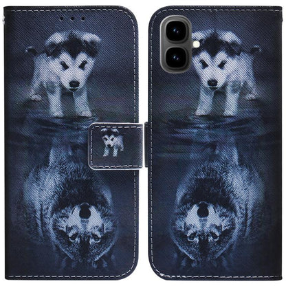 Coloured Drawing Flip Leather Phone Case, For Tecno Pop 10 / Spark Go 2 4G, For Tecno Pop 9 5G / Spark 30C 5G