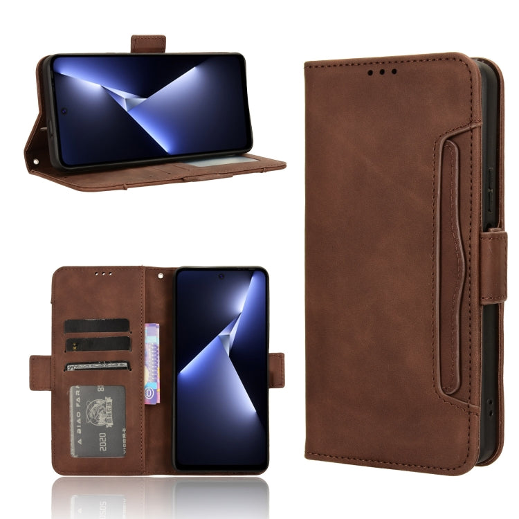 Skin Feel Calf Texture Card Slots Leather Phone Case, For Tecno Spark 20 Pro 4G KJ6, For Tecno Spark Go 2024 / Spark 20C, For Tecno Spark 20 4G KJ5, For Tecno Pova 5 Pro