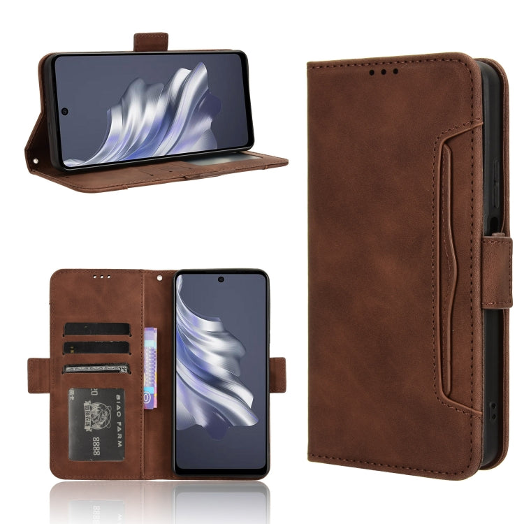 Skin Feel Calf Texture Card Slots Leather Phone Case, For Tecno Spark 20 Pro 4G KJ6, For Tecno Spark Go 2024 / Spark 20C, For Tecno Spark 20 4G KJ5, For Tecno Pova 5 Pro