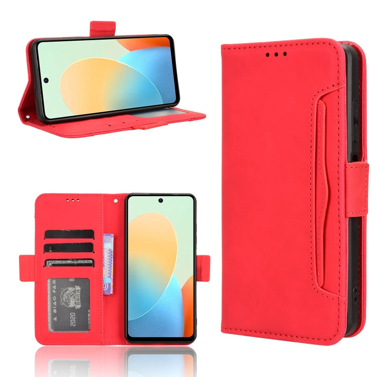 Skin Feel Calf Texture Card Slots Leather Phone Case, For Tecno Spark 20 Pro 4G KJ6, For Tecno Spark Go 2024 / Spark 20C, For Tecno Spark 20 4G KJ5, For Tecno Pova 5 Pro