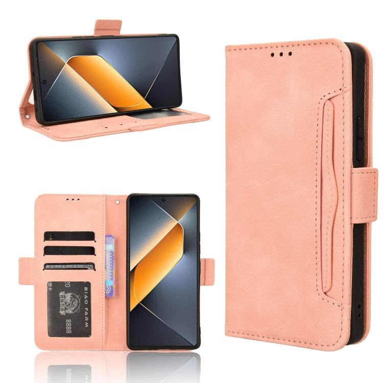Skin Feel Calf Texture Card Slots Leather Phone Case, For Tecno Pova 6 Pro 5G, For Tecno Spark 20 Pro+ 4G KJ7, For Tecno Spark 20 Pro 4G KJ6, For Tecno Spark Go 2024 / Spark 20C