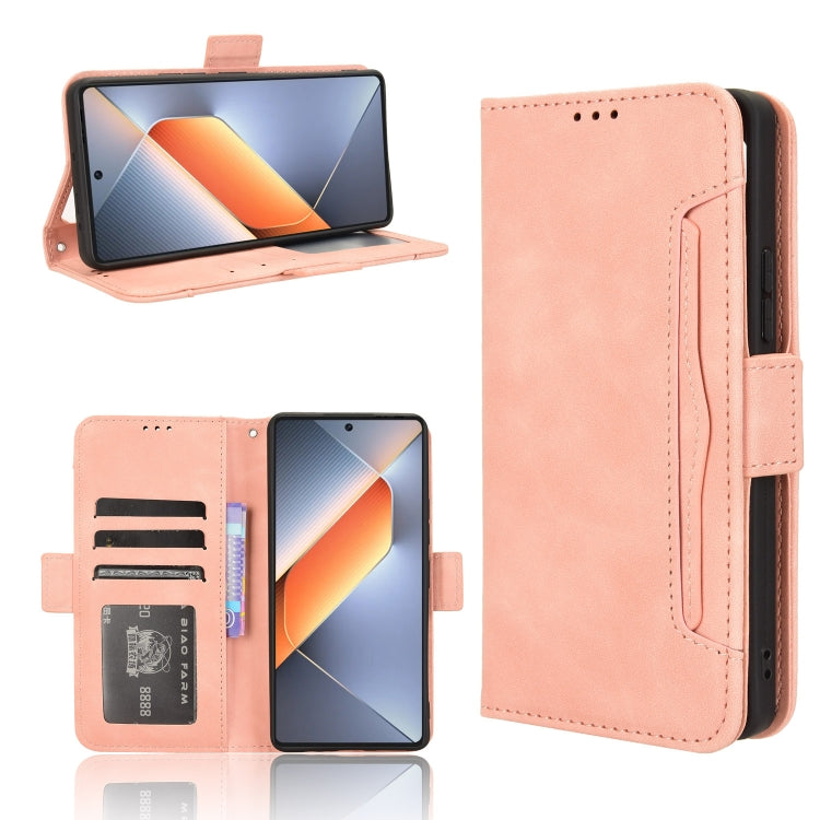 Skin Feel Calf Texture Card Slots Leather Phone Case, For Tecno Spark 20 Pro 5G, For Tecno Camon 30 Premier 5G, For Tecno Pova 6 Neo 4G, For Tecno Pova 6 4G