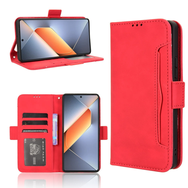 Skin Feel Calf Texture Card Slots Leather Phone Case, For Tecno Spark 20 Pro 5G, For Tecno Camon 30 Premier 5G, For Tecno Pova 6 Neo 4G, For Tecno Pova 6 4G