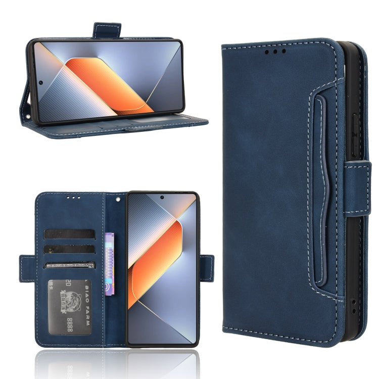 Skin Feel Calf Texture Card Slots Leather Phone Case, For Tecno Spark 20 Pro 5G, For Tecno Camon 30 Premier 5G, For Tecno Pova 6 Neo 4G, For Tecno Pova 6 4G