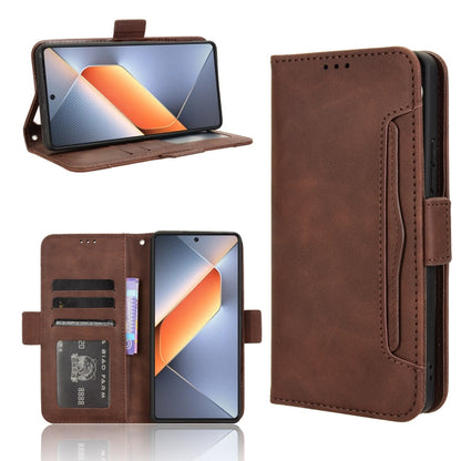 Skin Feel Calf Texture Card Slots Leather Phone Case, For Tecno Pova 6 Neo 4G, For Tecno Pova 6 4G, For Tecno Camon 30 Pro 5G, For Tecno Camon 30 5G / 4G