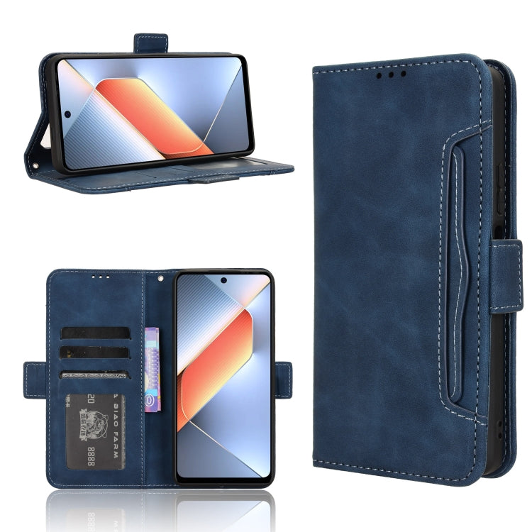 Skin Feel Calf Texture Card Slots Leather Phone Case, For Tecno Spark 20 Pro 5G, For Tecno Camon 30 Premier 5G, For Tecno Pova 6 Neo 4G, For Tecno Pova 6 4G