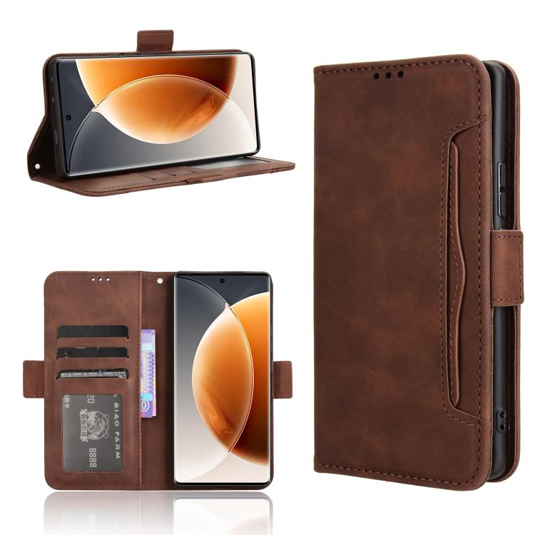 Skin Feel Calf Texture Card Slots Leather Phone Case, For Tecno Camon 40 Premier 5G, For Tecno Camon 40 4G, For Tecno Camon 30S 4G / 30S Pro 4G, For Tecno Pova 6 Neo 5G / Spark 30 5G