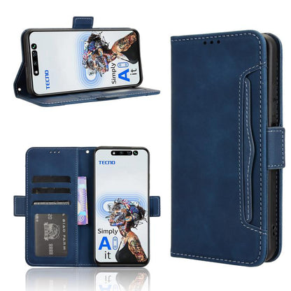 Skin Feel Calf Texture Card Slots Leather Phone Case, For Tecno Camon 30S 4G / 30S Pro 4G, For Tecno Pova 6 Neo 5G / Spark 30 5G, For Tecno Spark 30 Pro 4G, For Tecno Spark 30 4G