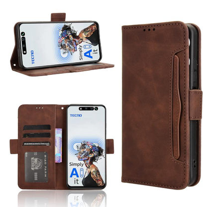 Skin Feel Calf Texture Card Slots Leather Phone Case, For Tecno Camon 30S 4G / 30S Pro 4G, For Tecno Pova 6 Neo 5G / Spark 30 5G, For Tecno Spark 30 Pro 4G, For Tecno Spark 30 4G