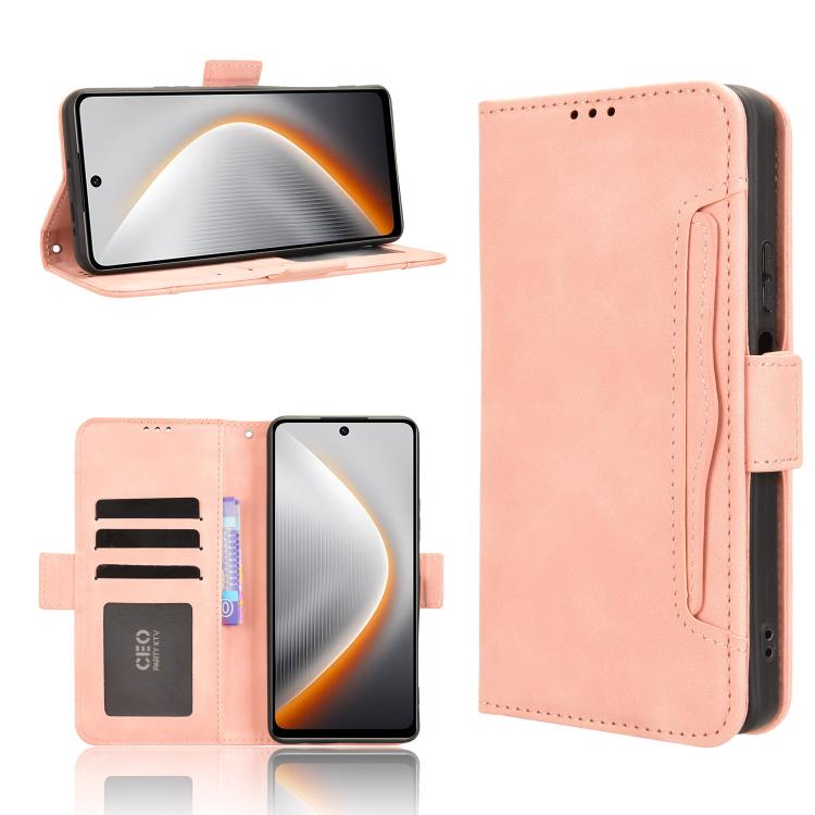 Skin Feel Calf Texture Card Slots Leather Phone Case, For Tecno Pova Curve 5G, For Tecno Camon 40 Pro 4G / 5G, For Tecno Camon 40 Premier 5G, For Tecno Camon 40 4G