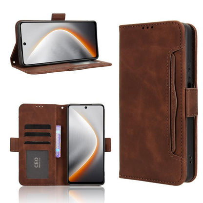 Skin Feel Calf Texture Card Slots Leather Phone Case, For Tecno Pova 7 4G, For Tecno Spark Go 2 4G, For Tecno Pova Curve 5G, For Tecno Camon 40 Pro 4G / 5G