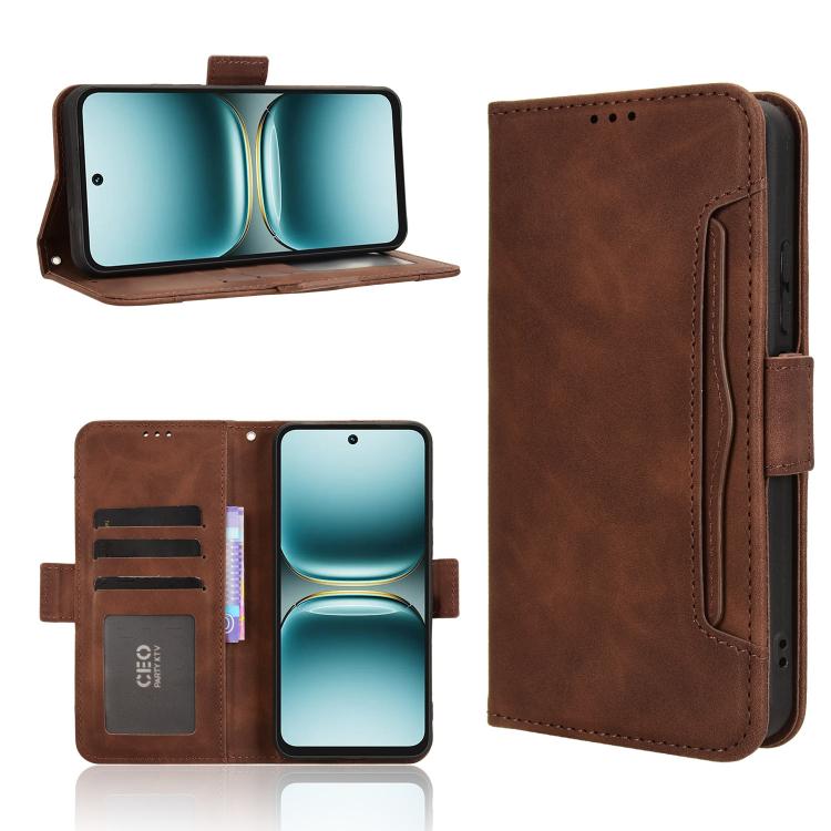 Skin Feel Calf Texture Card Slots Leather Phone Case, For Tecno Pova 7 4G, For Tecno Spark Go 2 4G, For Tecno Pova Curve 5G, For Tecno Camon 40 Pro 4G / 5G