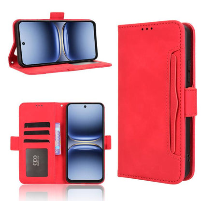 Skin Feel Calf Texture Card Slots Leather Phone Case, For Tecno Spark 40 Pro+ 4G, For Tecno Spark 40 Pro 4G, For Tecno Spark 40 4G, For Tecno Pova 7 Ultra 5G