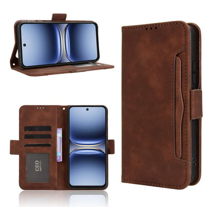 Skin Feel Calf Texture Card Slots Leather Phone Case, For Tecno Spark 40 4G, For Tecno Pova 7 Ultra 5G, For Tecno Pova 7 4G, For Tecno Spark Go 2 4G