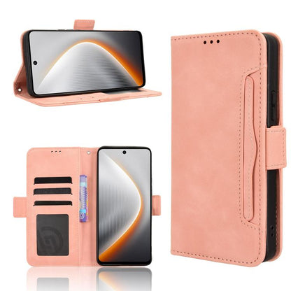 Skin Feel Calf Texture Card Slots Leather Phone Case, For Tecno Pova 7 Pro 5G, For Tecno Pova 7 5G, For Tecno Spark 40 Pro+ 4G, For Tecno Spark 40 Pro 4G