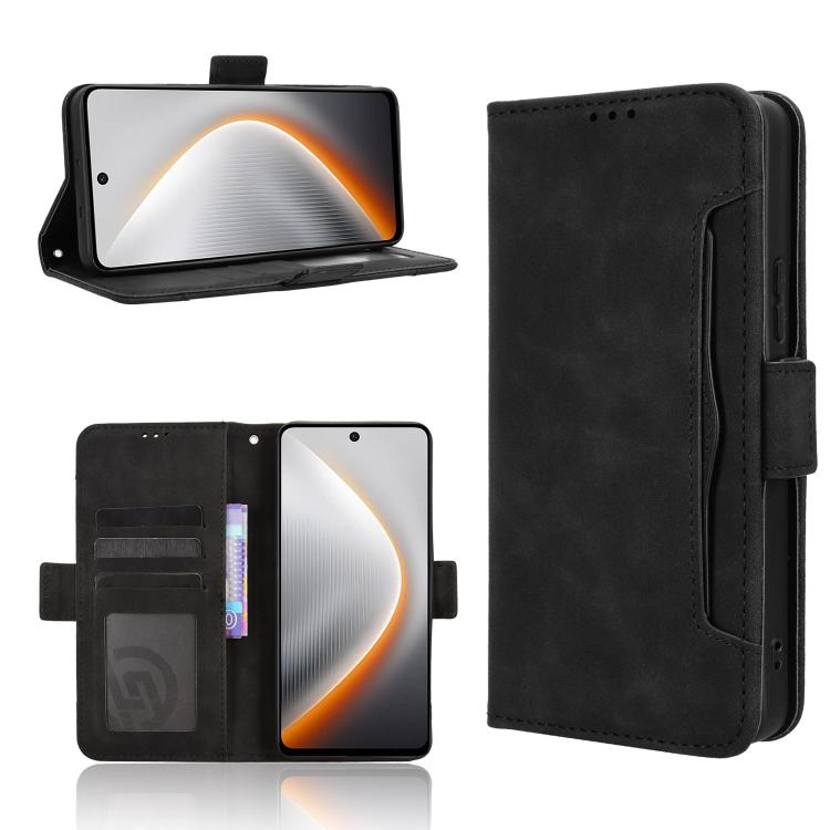Skin Feel Calf Texture Card Slots Leather Phone Case, For Tecno Pova 7 Pro 5G, For Tecno Pova 7 5G, For Tecno Spark 40 Pro+ 4G, For Tecno Spark 40 Pro 4G