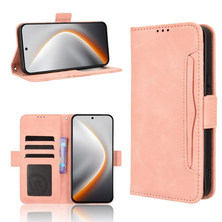 Skin Feel Calf Texture Card Slots Leather Phone Case, For Tecno Spark 40 4G, For Tecno Pova 7 Ultra 5G, For Tecno Pova 7 4G, For Tecno Spark Go 2 4G