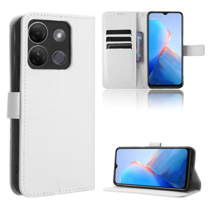 Diamond Texture Leather Phone Case, For Infinix Smart 7 HD X6516, For Infinix Note 30i, For Infinix Note 30 Pro, For Infinix Note 30 4G