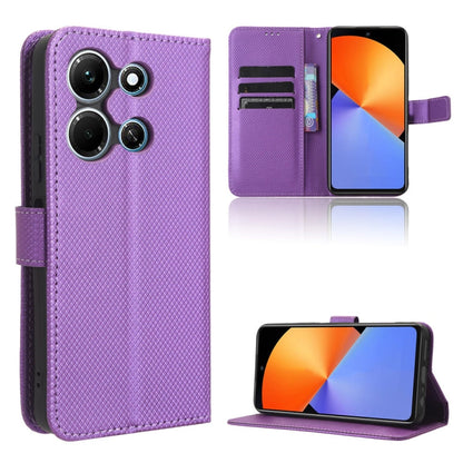 Diamond Texture Leather Phone Case, For Infinix Smart 7 HD X6516, For Infinix Note 30i, For Infinix Note 30 Pro, For Infinix Note 30 4G