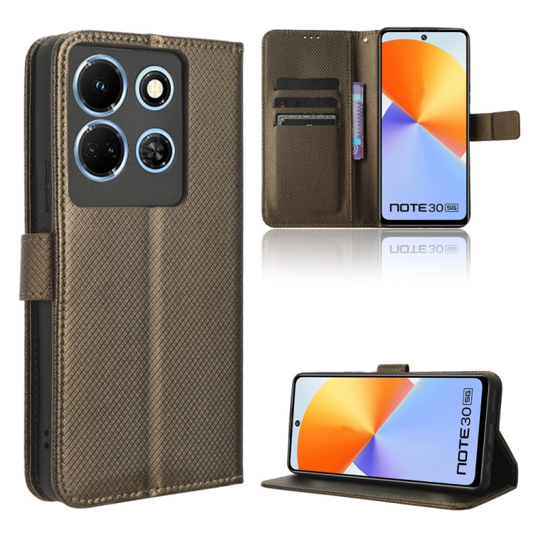Diamond Texture Leather Phone Case, For Infinix GT 10 Pro, For Infinix Hot 30 5G X6832, For Infinix Smart 7 Plus, For Infinix Note 30 5G