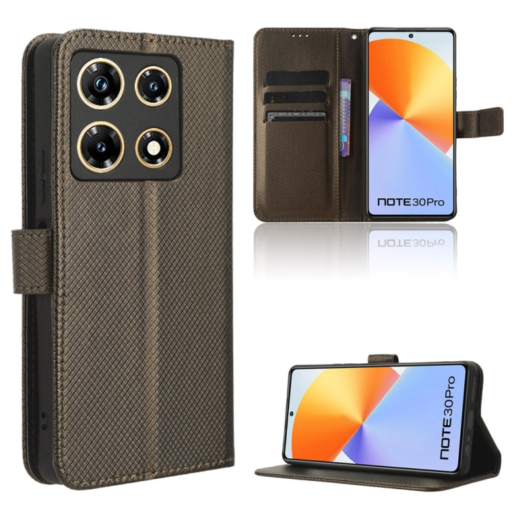 Diamond Texture Leather Phone Case, For Infinix Smart 7 HD X6516, For Infinix Note 30i, For Infinix Note 30 Pro, For Infinix Note 30 4G